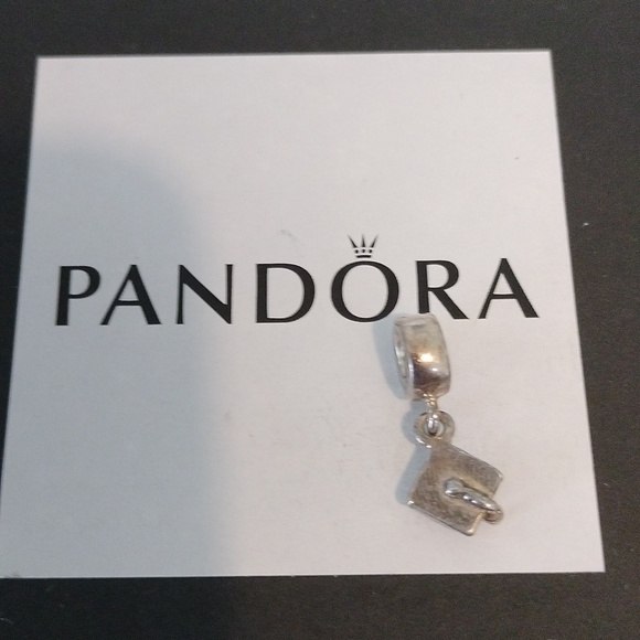 PANDORA Silver Hanging GRADUATION Hat/Cap Dangle Charm 790270 … - Picture 6 of 6